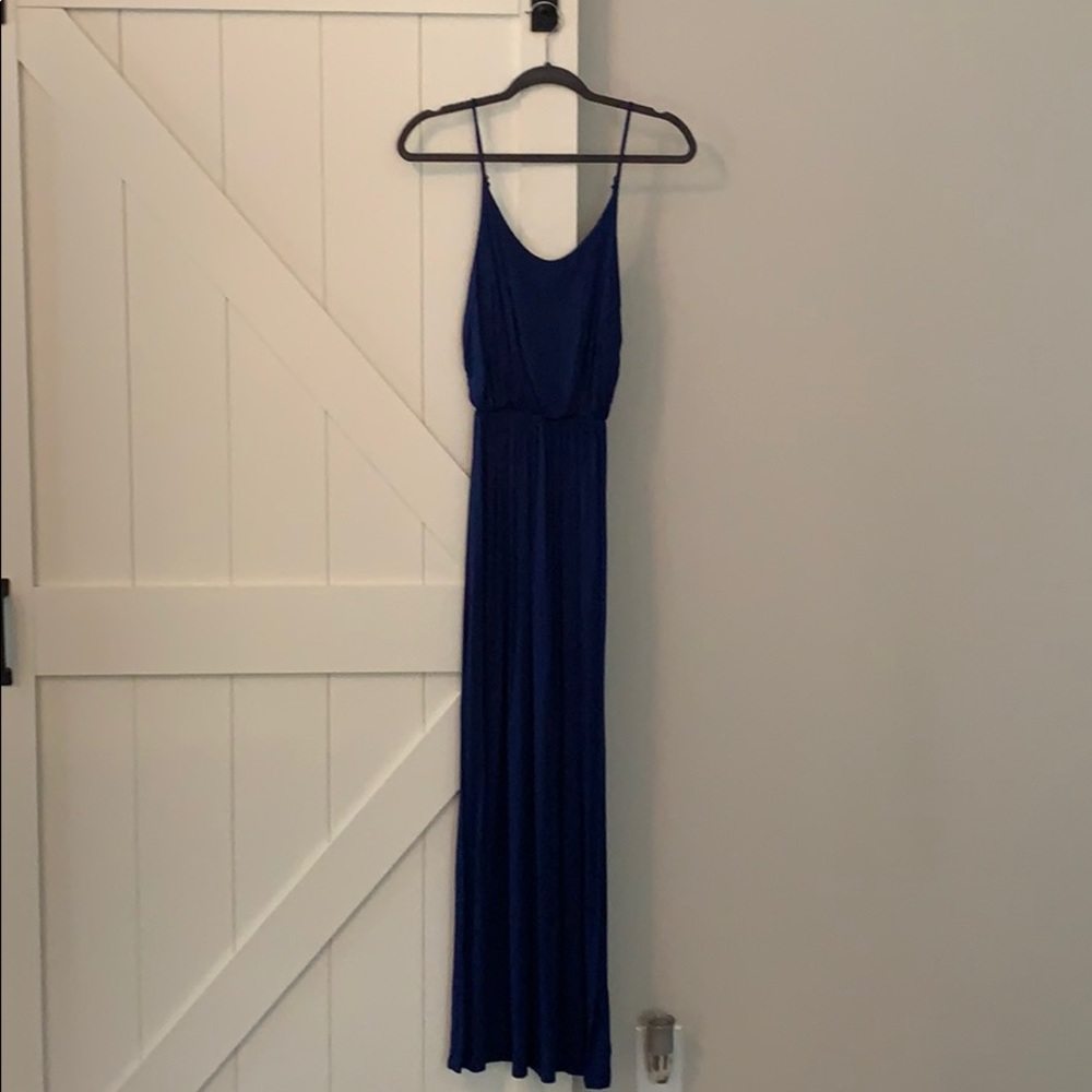 Blue lush maxi dress
